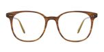 Garrett Leight Lunettes de vue unisexe Havane Pantos 50mm