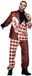 Saneren Wilbers Karnaval BV Penny The Wise Clown - Man Kostuum / pak M Polyester RoodWit / Beige