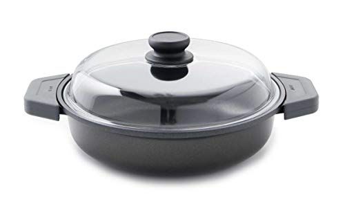Betty Bossi Pan met glazen deksel, Ø 24 cm, ovenvast - geen plakken dankzij anti-aanbaklaag