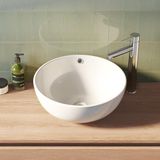 Brauer Sky Waskom - Rond - 43 cm - Keramiek - Hoogglans - Wit
