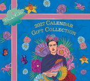 Frida Brown Trout Frida Kahlo Official 2027 Gift Collection Desk Pad & Wire-O Calendar & Pocket Planner Sticker Sheet Foil Stamped Cover