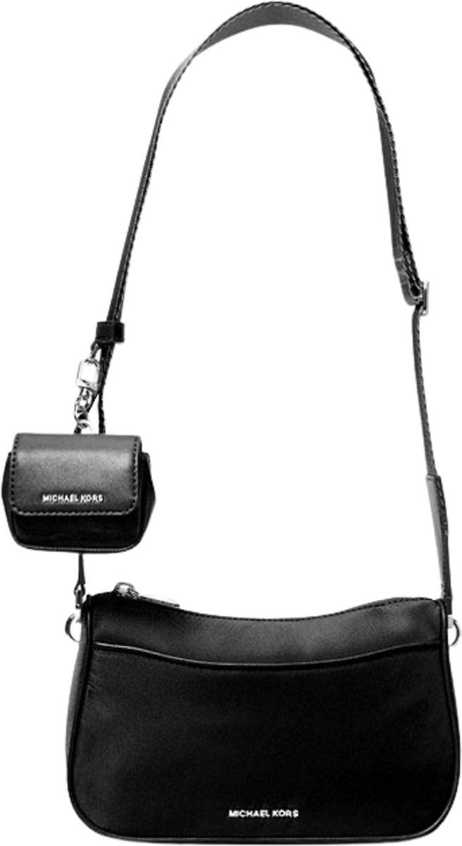 Michael Kors Jet Set Medium Gabardine Schoudertas Dames - Zwart - EAN: 0196163699325