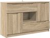 vidaXL Dressoir Sonoma-eikenhout, 100 x 30 x 65,6 cm, houtvezel