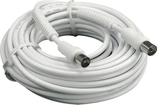 Q-Link Coax Kabel 10 m - Synthetisch - 8711332221002