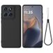 Motorola Coque Motorola Edge 70 en silicone liquide avec dragonne - Noir