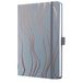 Sigel Notitieboek Jolie A5 Hardcover 174 Pagina's 80 Gram Lijn Grey Meringue SI-JN351
