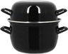 Menastyl Mussel pan, enamelled steel, 18 cm, 2.7 liters, suitable for induction hobs
