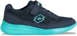 Lotto Schoenen CONNECT BC K Lage kindersneaker 2600002K NAVY/AQUA