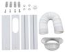 Kit de calfeutrage pour fenêtres pour climatiseurs, convient aux fenêtres de 43-140 cm, avec adaptateur de 150/130 mm