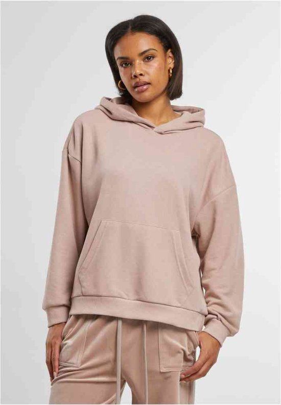 Urban Classics Light Terry Oversized Hoodie - Roze - XS - Dames