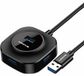 Xssive USB 3.0 Gen 1 HUB, répartiteur USB à 4 ports, adaptateur Super Speed, hub USB, noir