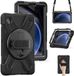 eSTUFF Galaxy Tab A9+ Austin Back Cover Zwart