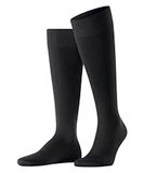 FALKE Energizing Cotton met compressie katoen kniekousen heren zwart - maat 39-40