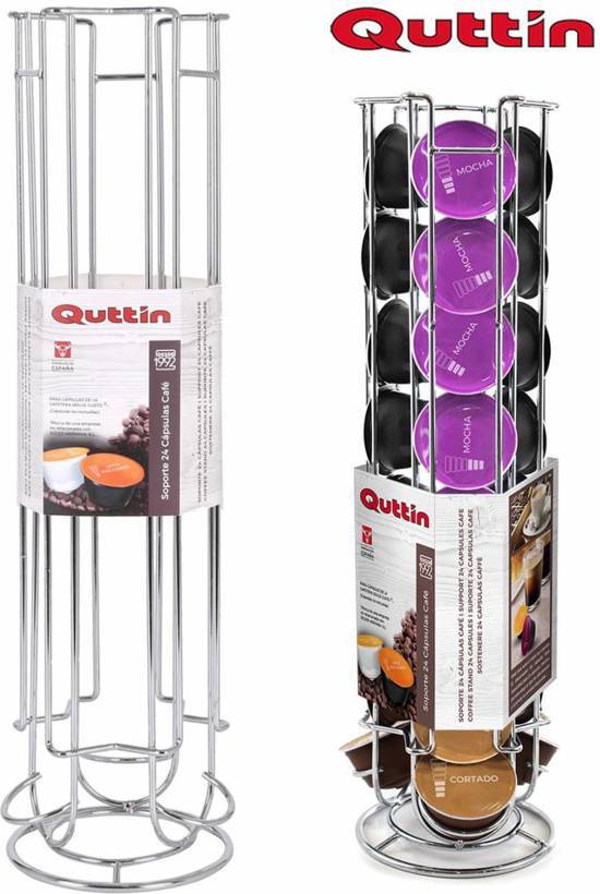 Quttin Capsulehouder - Houder voor 24 koffiecapsules - Voor Dolce Gusto Cups