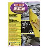 Ma-Fra Martina Ultra-absorberende synthetische zeemdoek voor het drogen van carrosserieën en autoruiten zonder halo's of watervlekken achter te laten. Ook ideaal voor interieurreiniging, 40x60cm