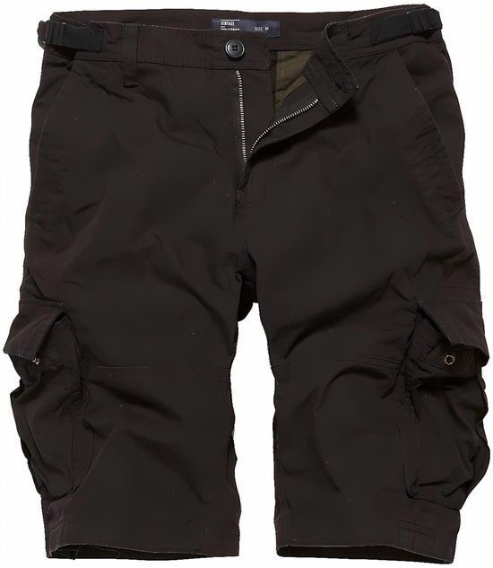 Vintage Industries Terrance Heren Shorts - Zwart - XL