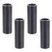 Wagner Teno 12101204 Meubelpoot, starterset, 4-delig, Ø 30 x 90 mm, incl. accessoires, staal gepoedercoat zwart