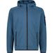 CMP - Knit-Tech herenjack met vaste capuchon, petrol-antraciet, 56
