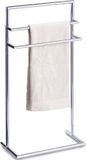Zeller Luxe Handdoekrek Badkamer 3 Stangen Metaal Zilver 44 x 83 cm