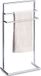 Zeller Luxe Handdoekrek Badkamer 3 Stangen Metaal Zilver 44 x 83 cm