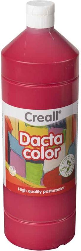 Creall Plakkaat Verf - Licht Rood - 1000ml