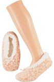Apollo Ballerina pantoffels/sloffen dierenprint - kinderen - luipaard - roze - maat 31-33
