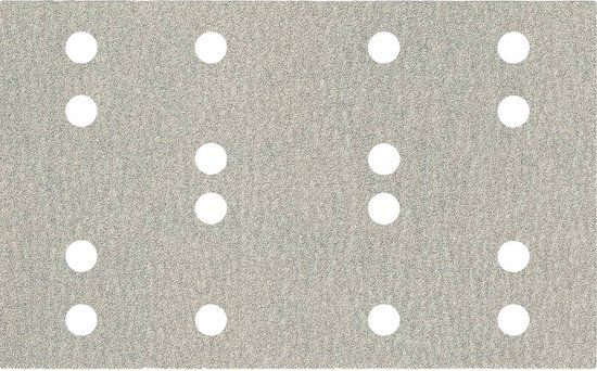 Metabo accessoires Metabo 635199000 Hechtschuurbladen 80 x 133 mm, P 80, 16 gaten, met klittenbandbevestiging (SRA)