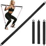 Merkloos / Sans marque Wan GmbH Weerstandsbanden en Draagbare Pilatesbar voor Krachttraining en Yoga