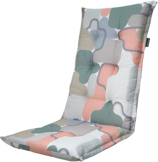 Madison Kussen hoge rug ca.123x50cm Grafi salmone