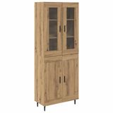 vidaXL Highboard Artisan Eiken 69,5 x 34 x 180 cm