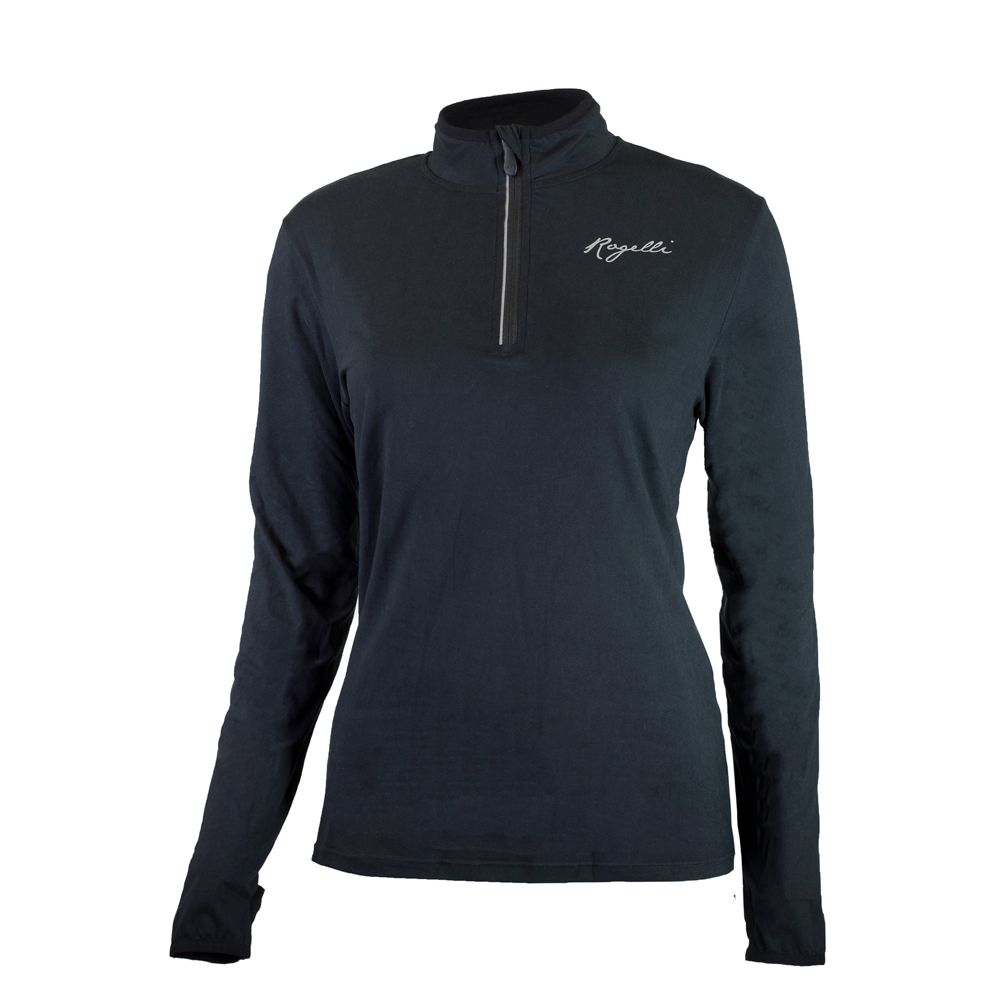 Rogelli Carina 2.0 Longsleeve Sportshirt performance - Maat S - Vrouwen - zwart