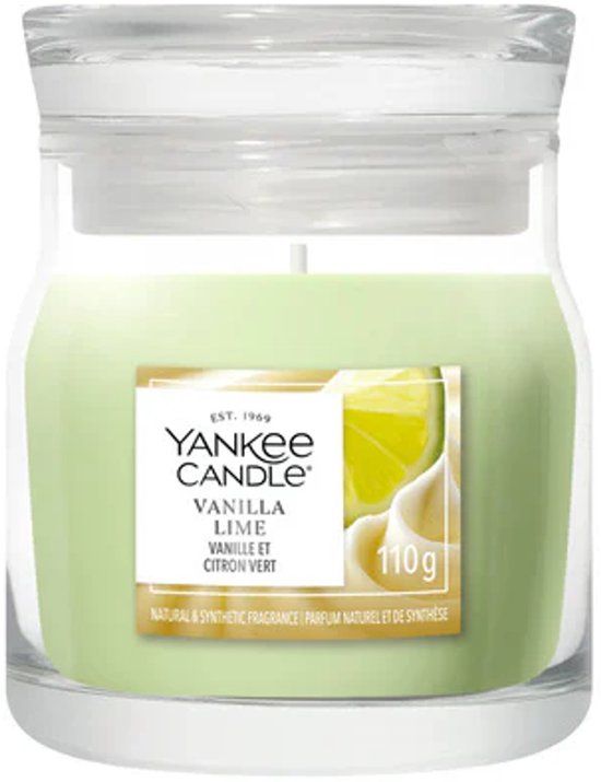 Yankee Candle Vanilla Lime Small Jar Geurkaars