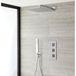 Hudson Reed Kit de douche thermostatique encastré en laiton massif chromé moderne