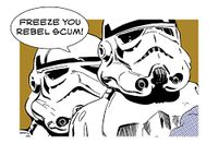 Star Wars Classic Comic Quote Stormtrooper - 70 x 50 cm