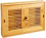 TEASOUL B6021516 thee- / koffiepotten bamboe-plateau, 35 x 22,5 x 7 cm