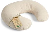 Totsy baby ASE Spolka Akcyjna Voedingskussen baby Premium 150 cm C-vorm borstvoedingskussen Nursing Pillow – afneembare Corduroy hoes ergonomisch wasbaar pasgeboren zacht ademend – OEKO-TEX gecertificeerd Lichtbeige
