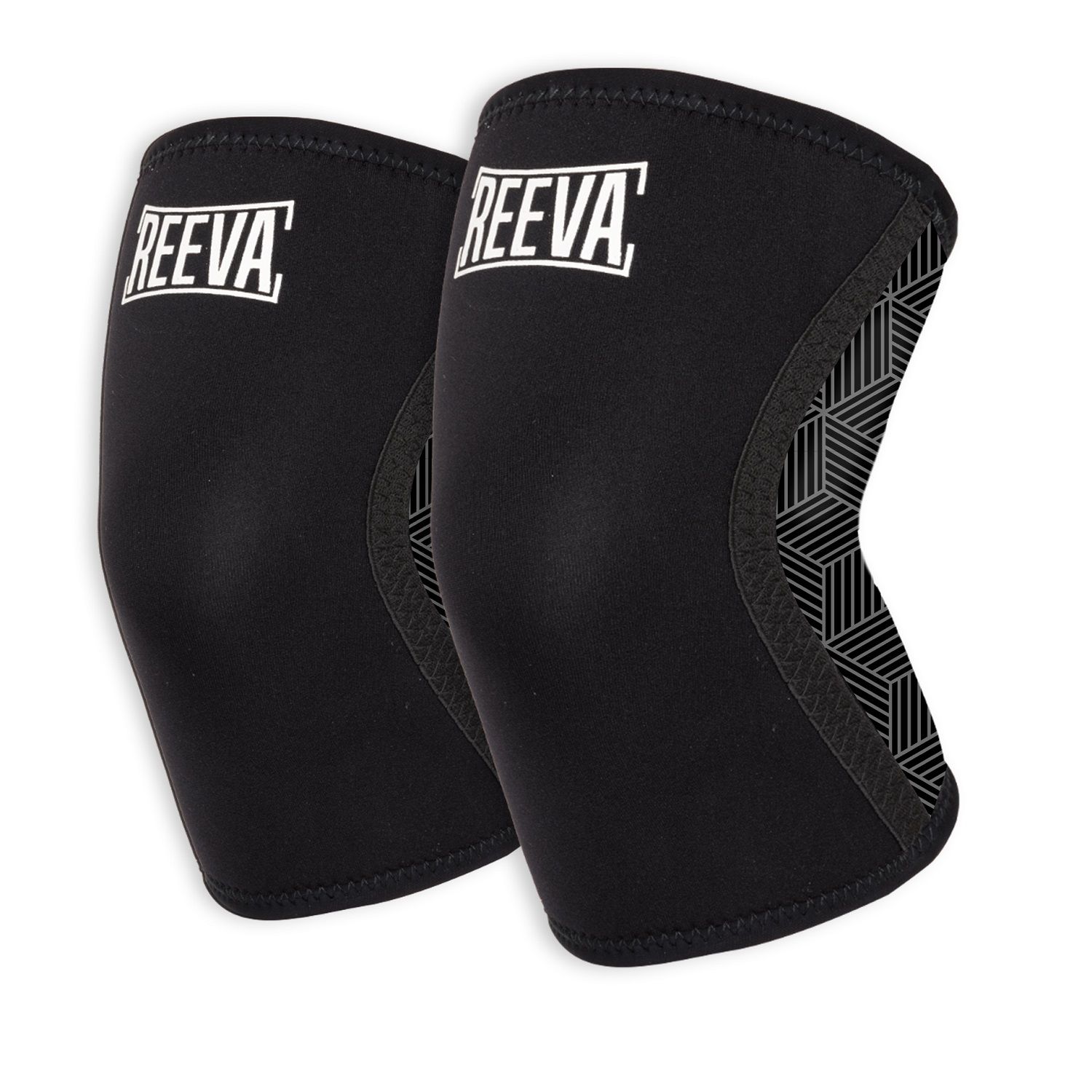 reeva Reeva Knee Sleeves - Knie Bandages - 7 mm - XS - Zwart