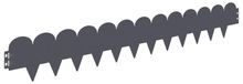 Bordure de pelouse Acier anthracite 50 pièces 103 x 15 cm