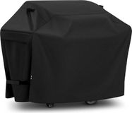 GrillGuru Housse de barbecue durable et imperméable pour extérieur – Tissu Oxford résistant aux UV – 190 cm de long – noir