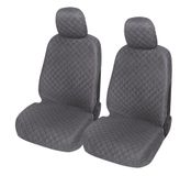 Auto Lupex Auto Accessori A22 Universele autostoelhoezen voor en achter (paar voor, grijs)