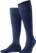 FALKE Energizing Cotton met compressie katoen kniekousen heren blauw - maat 39-40