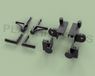 plastik-parts Icecat Accessoireset voor 136mm draaiknop, kelderraam, draairaam, zwart