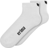 Erima Performance 2 Paar Korte Sokjes - New White | Maat: 39-42