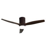 Eden pulse Bruine ventilator, 3 vleugels, eiken, 18 W, geïntegreerde led, 3 temperaturen, 34 x 132 x 132 cm