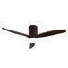 Eden pulse Bruine ventilator, 3 vleugels, eiken, 18 W, geïntegreerde led, 3 temperaturen, 34 x 132 x 132 cm