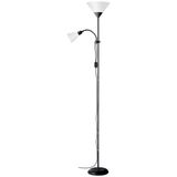 Brilliant SPARI 4 Lampadaire - E27 - Noir-Blanc - 180cm haut