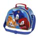 Sega-Sonic Trio-3D lunchtas, blauw, 25,5 x 20 cm