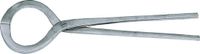 Kerbl Hoefonderzoektang vernikkeld zilver steen paard 33 cm