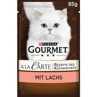 GOURMET A la Carte kat adult Zalm met fijne tuingroenten 26x85 g