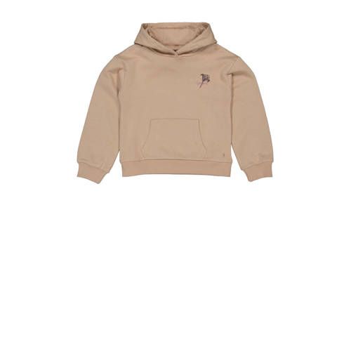 LEVV hoodie met backprint beige